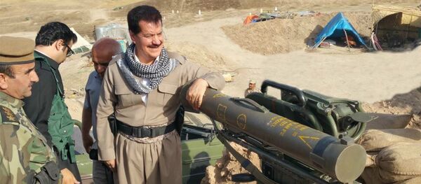 Kemal Kerkuki, comandnte das tropas curdas peshmerga na cidade de Kirkuk Kemal Kerkuki, comandnte das tropas curdas peshmerga na cidade de Kirkuk - Sputnik Brasil