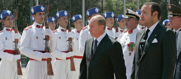 Visita do presidente russo Vladimir Putin ao Marrocos (maio de 2015) - Sputnik Brasil