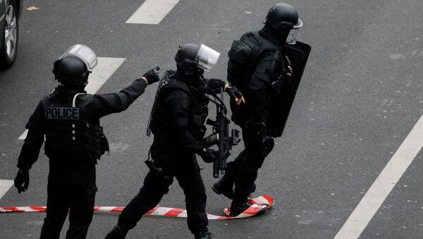 Força de intervenção da polícia francesa - Sputnik Brasil