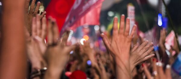 Manifestações contra o impeachment na Avenida Paulista - Sputnik Brasil