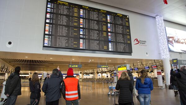 Aeroporto Zaventem em Bruxelas (foto de arquivo) - Sputnik Brasil