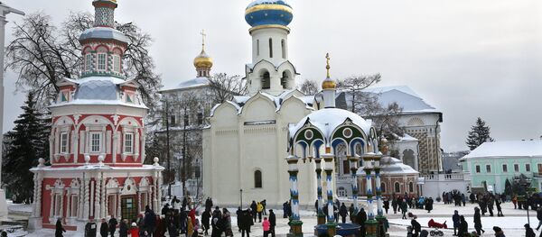 Mosteiro da Trindade-São Sérgio, região de Moscou, Rússia, janeiro de 2016 - Sputnik Brasil