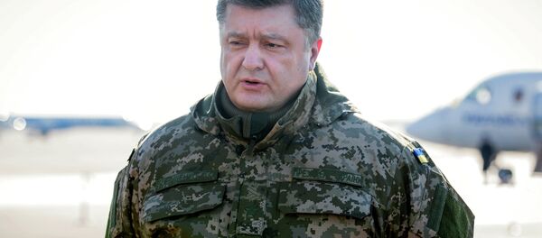 Pyotr Poroshenko, presidente da Ucrânia - Sputnik Brasil