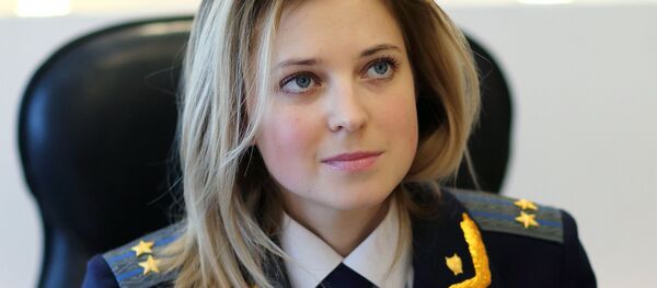 A procuradora da república da Crimeia, Natalia Poklonskaya - Sputnik Brasil