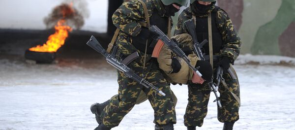 Exercícios antiterroristas na Rússia - Sputnik Brasil
