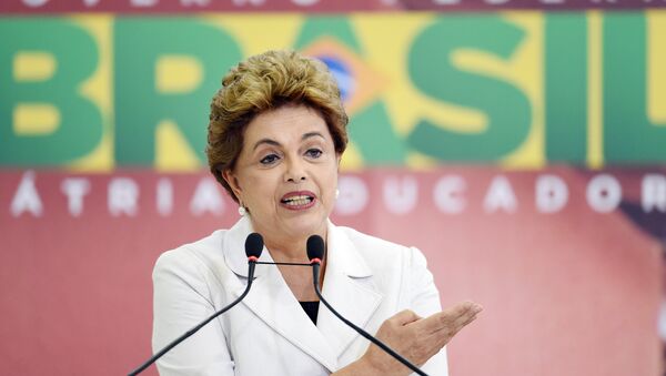 Presidenta do Brasil, Dilma Rousseff, no lançamento da terceira fase do programa Minha Casa, Minha Vida - Sputnik Brasil
