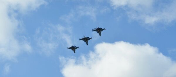 Bombardeiros russos Su-34 voltam para a Rússia, região de Voronezh, Rússia, 15 de março de 2016 Bombardeiros russos Su-34 voltam para a Rússia, região de Voronezh, Rússia, 15 de março de 2016 - Sputnik Brasil