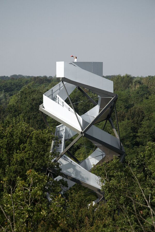 Torre de observação perto da fronteira entre Áustria e Eslovênia - Sputnik Brasil