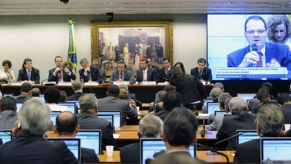 Apresentação da Defesa da Presidente Dilma Rousseff pelo Ministro da Fazenda, Nelson Barbosa na Câmara - Sputnik Brasil