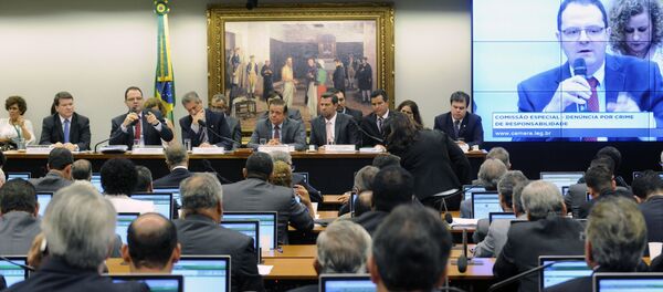 Apresentação da Defesa da Presidente Dilma Rousseff pelo Ministro da Fazenda, Nelson Barbosa na Câmara - Sputnik Brasil