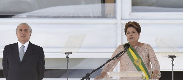Cerimônia de posse do segundo mandato da Presidenta Dilma Rousseff - Sputnik Brasil