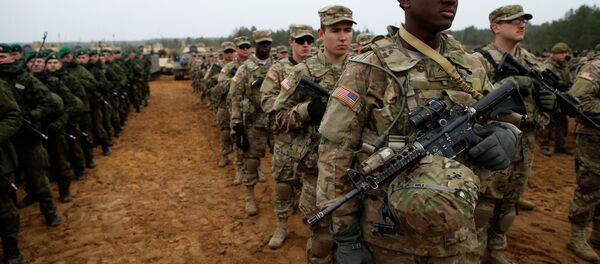 Soldados norte-americanos - Sputnik Brasil