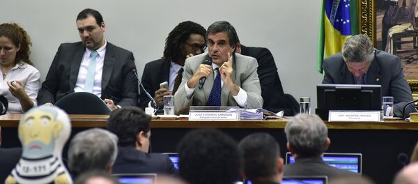 José Eduardo Cardozo, advogado-geral da União, defende Dilma e diz que impeachment é vingança de Eduardo Cunha - Sputnik Brasil
