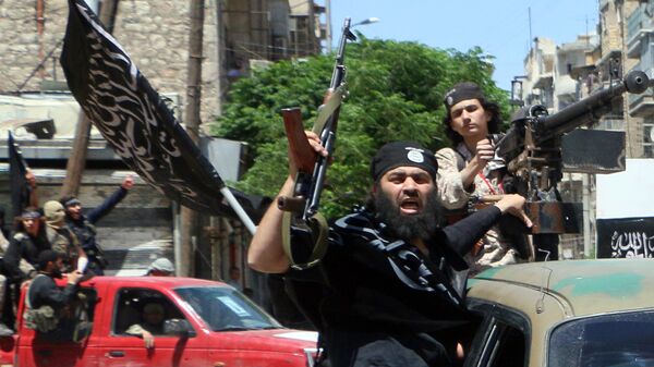Jihadistas dz Frente al-Nusra em Alepo, no norte da Síria - Sputnik Brasil