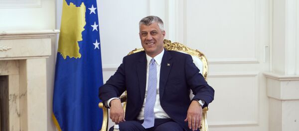 Hashim Thaci - o presidente do Kosovo - Sputnik Brasil