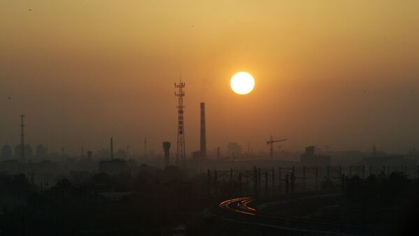 Poluição atmosférica na China. - Sputnik Brasil