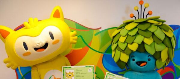 Mascotes Rio-2016. - Sputnik Brasil