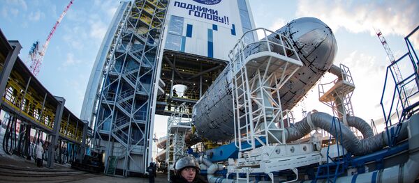 Foguete Soyuz-2.1а na base de lançamento Vostochny - Sputnik Brasil
