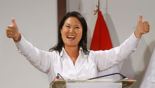 Keiko Fujimori, candidata à presidência do Peru - Sputnik Brasil