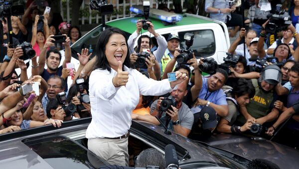 Keiko Fujimori, candidata à presidência do Peru - Sputnik Brasil