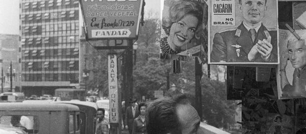 Fatos e Fotos anuncia a visita de Yuri Gagarin ao Brasil, São Paulo, 01.07.1961 - Sputnik Brasil