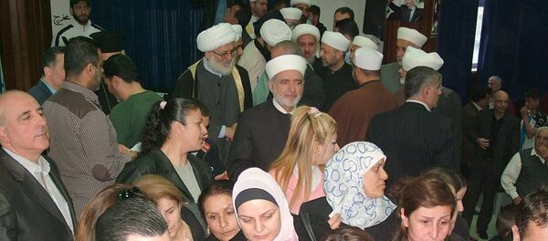 Uma estação de voto na Síria nas eleições de 13 de abril de 2016 - Sputnik Brasil