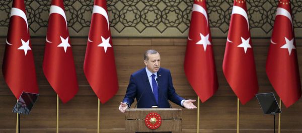 Presidente da Turquia Tayyip Erdogan - Sputnik Brasil