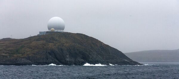O radar Globus-II em Vardo, Noruega - Sputnik Brasil