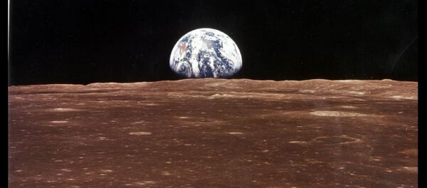 Vista da Terra a partir da Lua - Sputnik Brasil