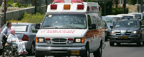 Ambulância em Israel - Sputnik Brasil