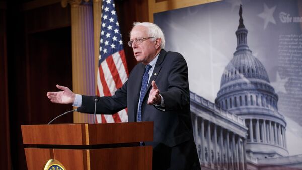 Bernie Sanders, pré-candidato democrata à presidência dos EUA - Sputnik Brasil