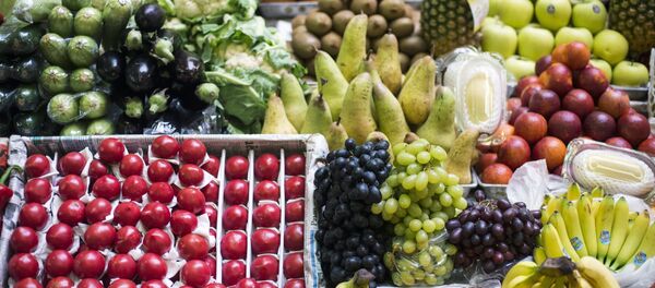 Um mercado em Moscou Um mercado em Moscou - Sputnik Brasil