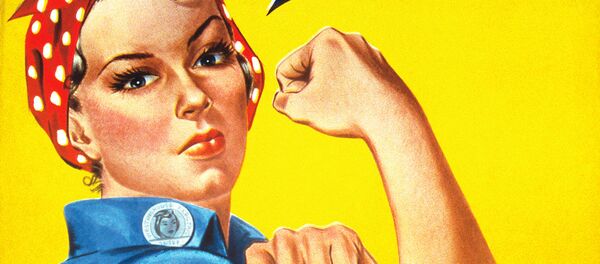 Cartaz de J.Howard Miller intitulado Nós podemos fazer isso! - Sputnik Brasil