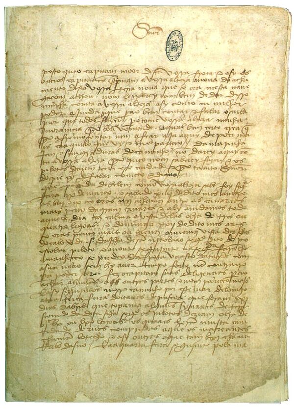 Carta ao Rei D. Manuel, comunicando o descobrimento. - Sputnik Brasil