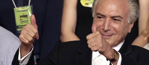 Vice-presidente do Brasil Michel Temer - Sputnik Brasil
