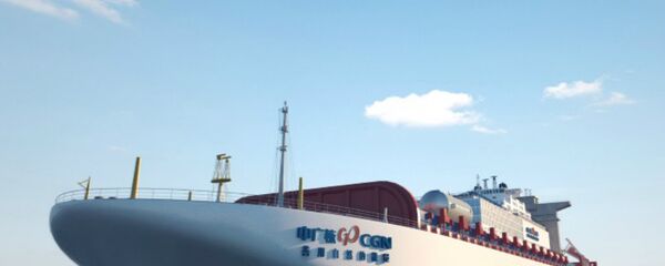 Usina nuclear flutuante chinês - Sputnik Brasil