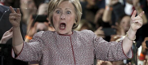 A candidata ao cargo presidencial dos EUA Hillary Clinton em Nova York - Sputnik Brasil