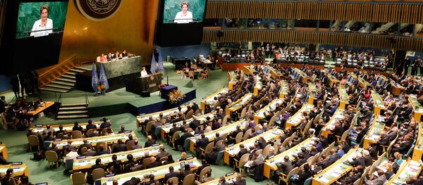 Presidenta Dilma Rousseff em pronunciamento na ONU - Sputnik Brasil
