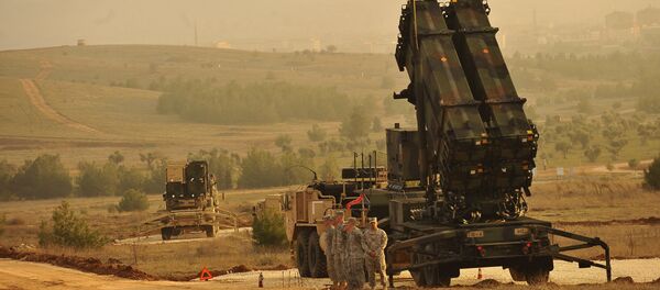 Sistemas de lançadores de mísseis no sudeste da Turquia - Sputnik Brasil