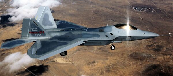 O caça F-22 Raptor - Sputnik Brasil