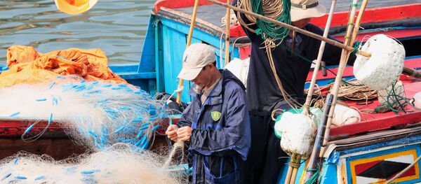 Os pescadores chineses - Sputnik Brasil