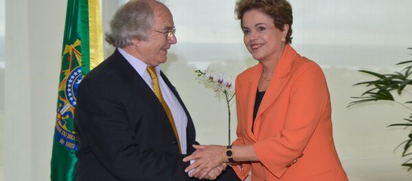 Presidenta Dilma recebe o Prêmio Nobel da Paz, Adolfo Pérez - Sputnik Brasil