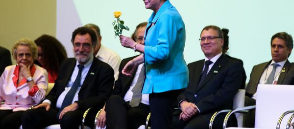 Presidenta Dilma Rousseff durante cerimônia de abertura da Conferência Nacional de Direitos Humanos - Sputnik Brasil