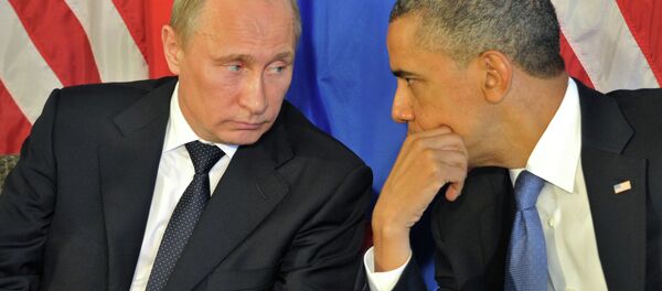 Vladimir Putin e Barack Obama - Sputnik Brasil