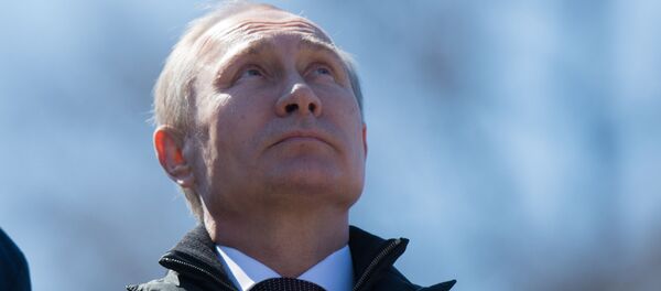 O presidente russo, Vladimir Putin, no cosmódromo de Vostochny - Sputnik Brasil