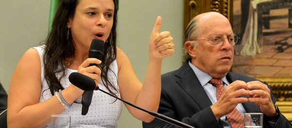 Advogada Janaína Paschoal depõe na comissão especial do Senado que analisa pedido de impeachment de Dilma Rousseff - Sputnik Brasil