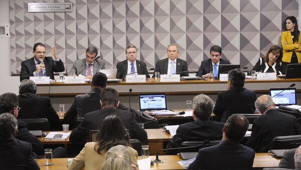 Comissão do Impeachment no Senado ouve o advogado-geral da União e os ministros da Fazenda e da Agricultura - Sputnik Brasil