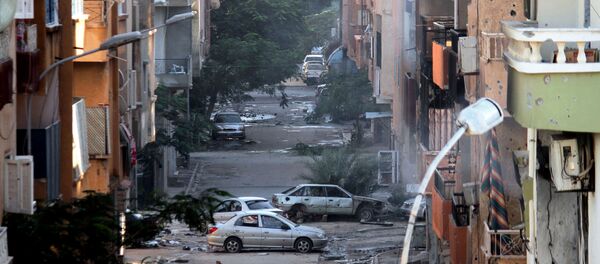Damages are seen due to clashes between the Libyan military and Islamic militias in Benghazi, Libya (File) - Sputnik Brasil