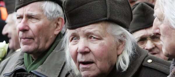 Marcha da legião letã da SS em 2014 - Sputnik Brasil