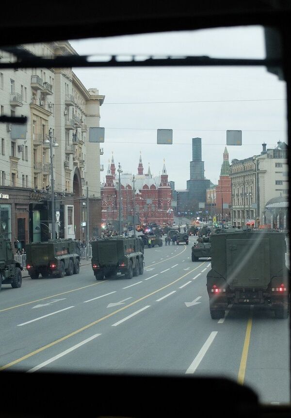 Uma vista da cabine de um veículo blindado Typhoon-K - Sputnik Brasil
